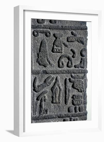 Hittite Hieroglyphs, c9th century BC. Artist: Unknown-Unknown-Framed Giclee Print