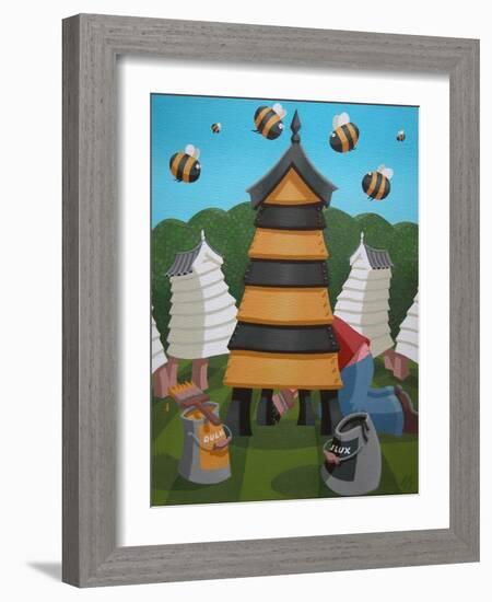 Hive Fit for a Queen, 2004-Victoria Webster-Framed Giclee Print