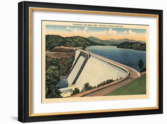 Hiwassee Dam, Western North Carolina-null-Framed Premium Giclee Print