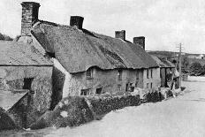 Thatched Cottages Near Camborne, Cornwall, 1924-1926-HJ Smith-Giclee Print