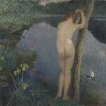 Nocturne, 1887 (Oil on Canvas)-Hjalmer Eilif Emanuel Peterssen-Framed Giclee Print