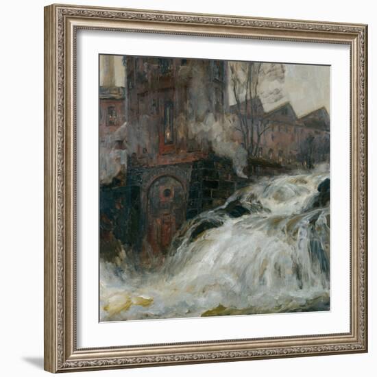 Hjula Weaving Mill, 1926-Thorolf Holmboe-Framed Giclee Print