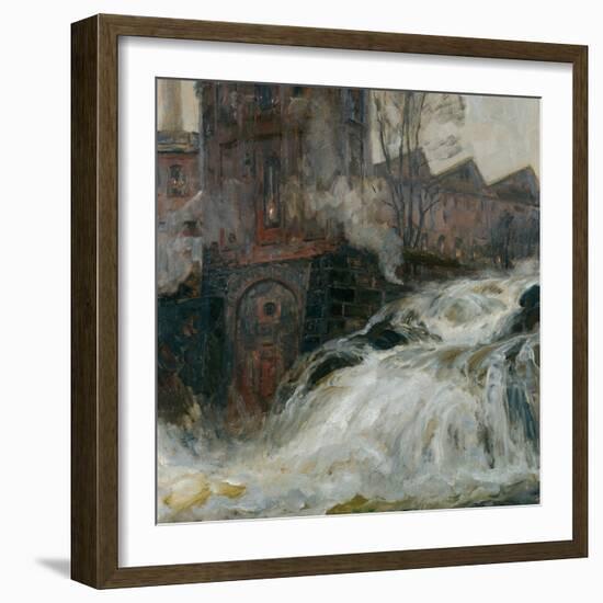 Hjula Weaving Mill, 1926-Thorolf Holmboe-Framed Giclee Print