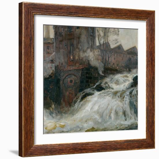 Hjula Weaving Mill, 1926-Thorolf Holmboe-Framed Giclee Print