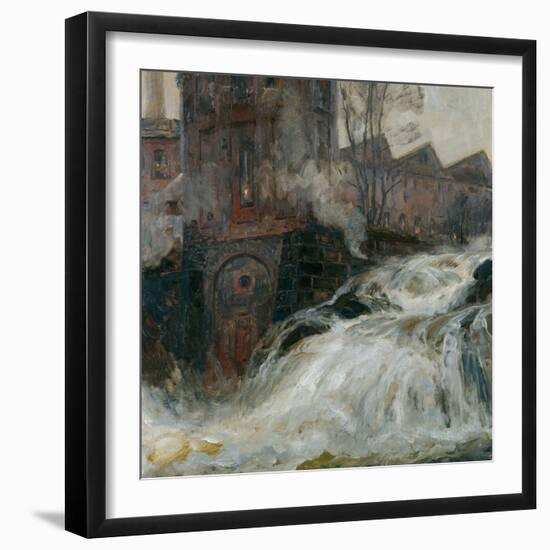 Hjula Weaving Mill, 1926-Thorolf Holmboe-Framed Giclee Print