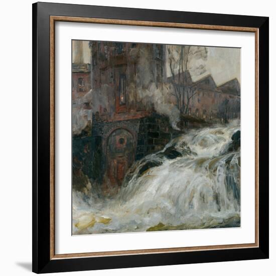 Hjula Weaving Mill, 1926-Thorolf Holmboe-Framed Giclee Print