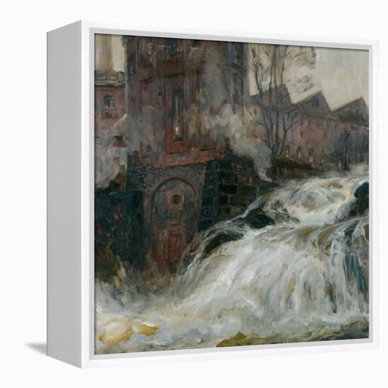 Hjula Weaving Mill, 1926-Thorolf Holmboe-Framed Premier Image Canvas
