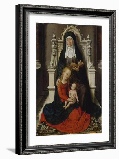 Hl. Anna Selbdritt. Rechter Fluegel (Aussen) Eines Klappaltaerchens-Hans Memling-Framed Giclee Print