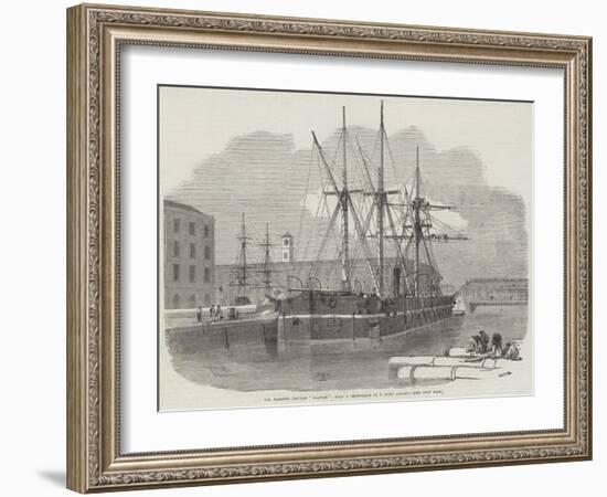 Hm Floating Battery Glatton-Edwin Weedon-Framed Giclee Print