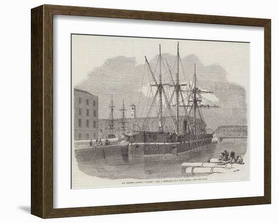 Hm Floating Battery Glatton-Edwin Weedon-Framed Giclee Print