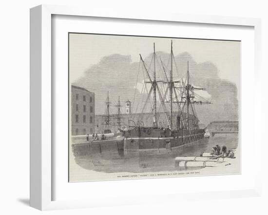 Hm Floating Battery Glatton-Edwin Weedon-Framed Giclee Print