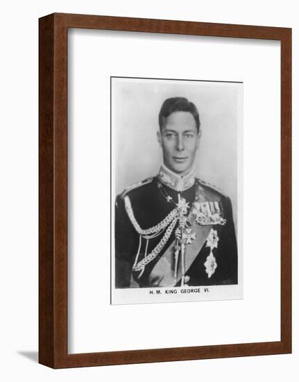 'HM King George VI' (1895-1952), 1937-Unknown-Framed Photographic Print