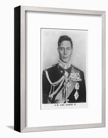 'HM King George VI' (1895-1952), 1937-Unknown-Framed Photographic Print