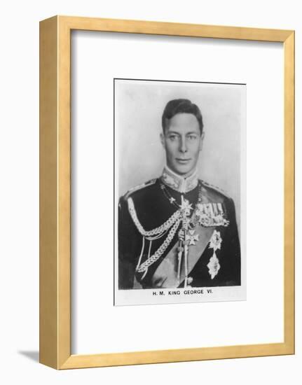 'HM King George VI' (1895-1952), 1937-Unknown-Framed Photographic Print