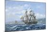 HMS Agamemnon Tolilon, Nelsons Favourite-Roy Cross-Mounted Giclee Print