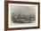 HMS Amphion and Cruiser Capturing Two Russian Vessels Off Riga-null-Framed Giclee Print