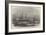 HMS Amphion and Cruiser Capturing Two Russian Vessels Off Riga-null-Framed Giclee Print