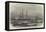 HMS Amphion and Cruiser Capturing Two Russian Vessels Off Riga-null-Framed Premier Image Canvas
