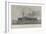 HMS Amphion, Reported Stranded Near Antigua-Fred T. Jane-Framed Giclee Print