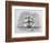 Hms Beagle Among Porpoises Charles Darwin's Research Ship-R.t. Pritchett-Framed Photographic Print