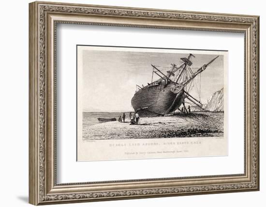 HMS Beagle Ship Laid Up Darwin's Voyage-Stewart Stewart-Framed Photographic Print