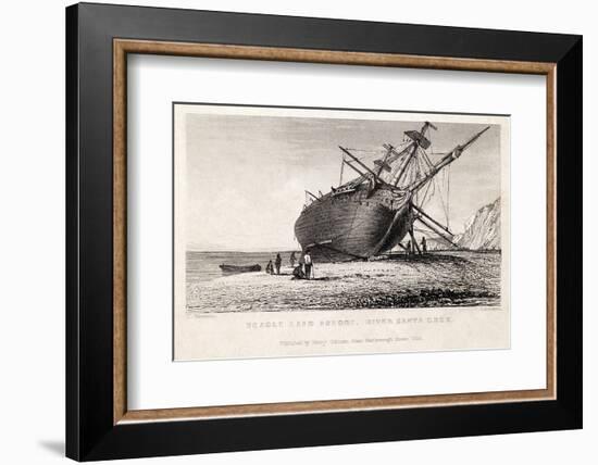 HMS Beagle Ship Laid Up Darwin's Voyage-Stewart Stewart-Framed Photographic Print