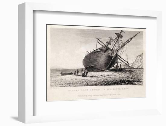 HMS Beagle Ship Laid Up Darwin's Voyage-Stewart Stewart-Framed Photographic Print