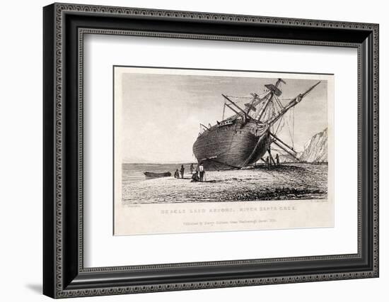 HMS Beagle Ship Laid Up Darwin's Voyage-Stewart Stewart-Framed Photographic Print