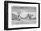 Hms "Beagle" the Ship in Which Charles Darwin Sailed Approaching Mauritius-R.t. Pritchett-Framed Photographic Print