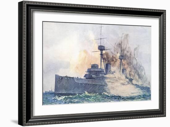 HMS Bellerophon-null-Framed Art Print