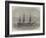 HMS Bombay, Lately Destroyed by Fire at Montevideo-Edwin Weedon-Framed Premium Giclee Print