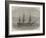 HMS Bombay, Lately Destroyed by Fire at Montevideo-Edwin Weedon-Framed Giclee Print