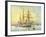 HMS Bramble, Royal Navy 1st Class Gunboat, C1890-C1893-William Frederick Mitchell-Framed Giclee Print