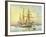 HMS Bramble, Royal Navy 1st Class Gunboat, C1890-C1893-William Frederick Mitchell-Framed Giclee Print