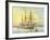 HMS Bramble, Royal Navy 1st Class Gunboat, C1890-C1893-William Frederick Mitchell-Framed Giclee Print