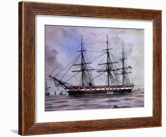 Hms Challenger-null-Framed Photographic Print