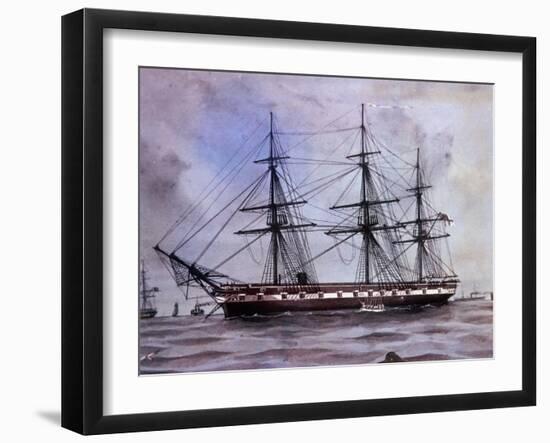 Hms Challenger-null-Framed Photographic Print