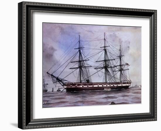 Hms Challenger-null-Framed Photographic Print