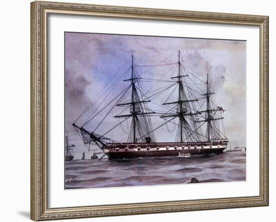 Hms Challenger-null-Framed Photographic Print