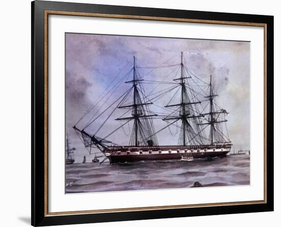 Hms Challenger-null-Framed Photographic Print