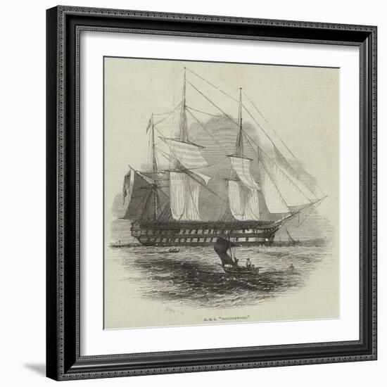 HMS Collingwood-null-Framed Giclee Print