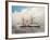 HMS Colossus, Royal Navy 2nd Class Battleship, C1890-C1893-William Frederick Mitchell-Framed Giclee Print