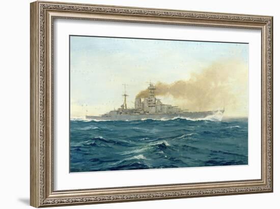 HMS Hood, 1919-Duff Tollemache-Framed Giclee Print