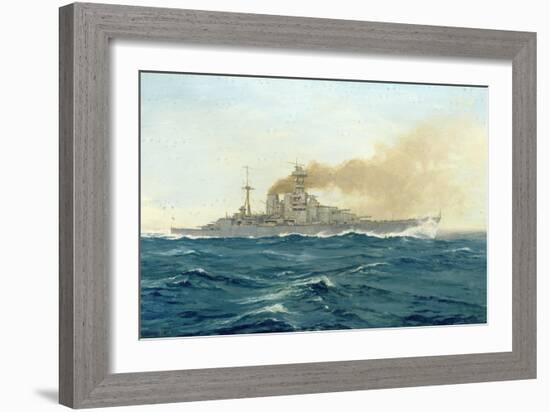 HMS Hood, 1919-Duff Tollemache-Framed Giclee Print