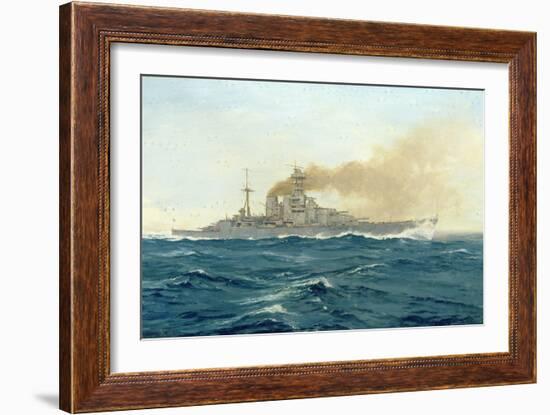 HMS Hood, 1919-Duff Tollemache-Framed Giclee Print
