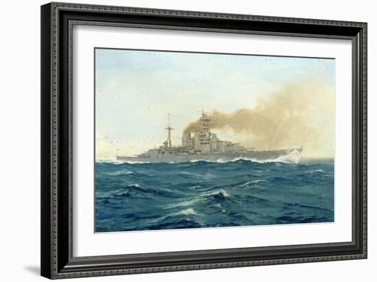 HMS Hood, 1919-Duff Tollemache-Framed Giclee Print