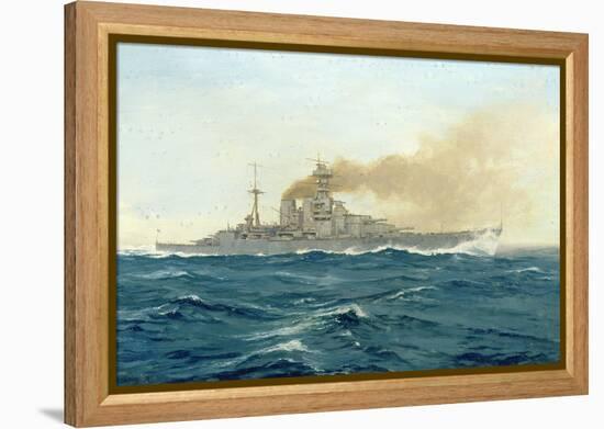 HMS Hood, 1919-Duff Tollemache-Framed Premier Image Canvas