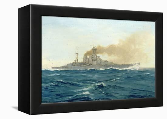 HMS Hood, 1919-Duff Tollemache-Framed Premier Image Canvas