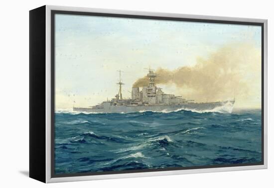 HMS Hood, 1919-Duff Tollemache-Framed Premier Image Canvas