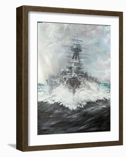 Hms Hood (2), 2016-Vincent Alexander Booth-Framed Giclee Print